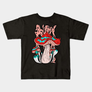 Psychedelic Mushrooms Kids T-Shirt